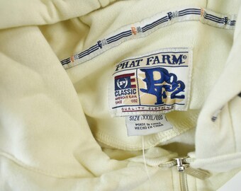 Vintage Deadstock Y2K Phat Farm Embroidered Hoodie & Pants Set