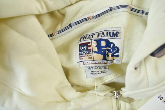 Vintage Deadstock Y2K Phat Farm Embroidered Hoodie & Pants Set