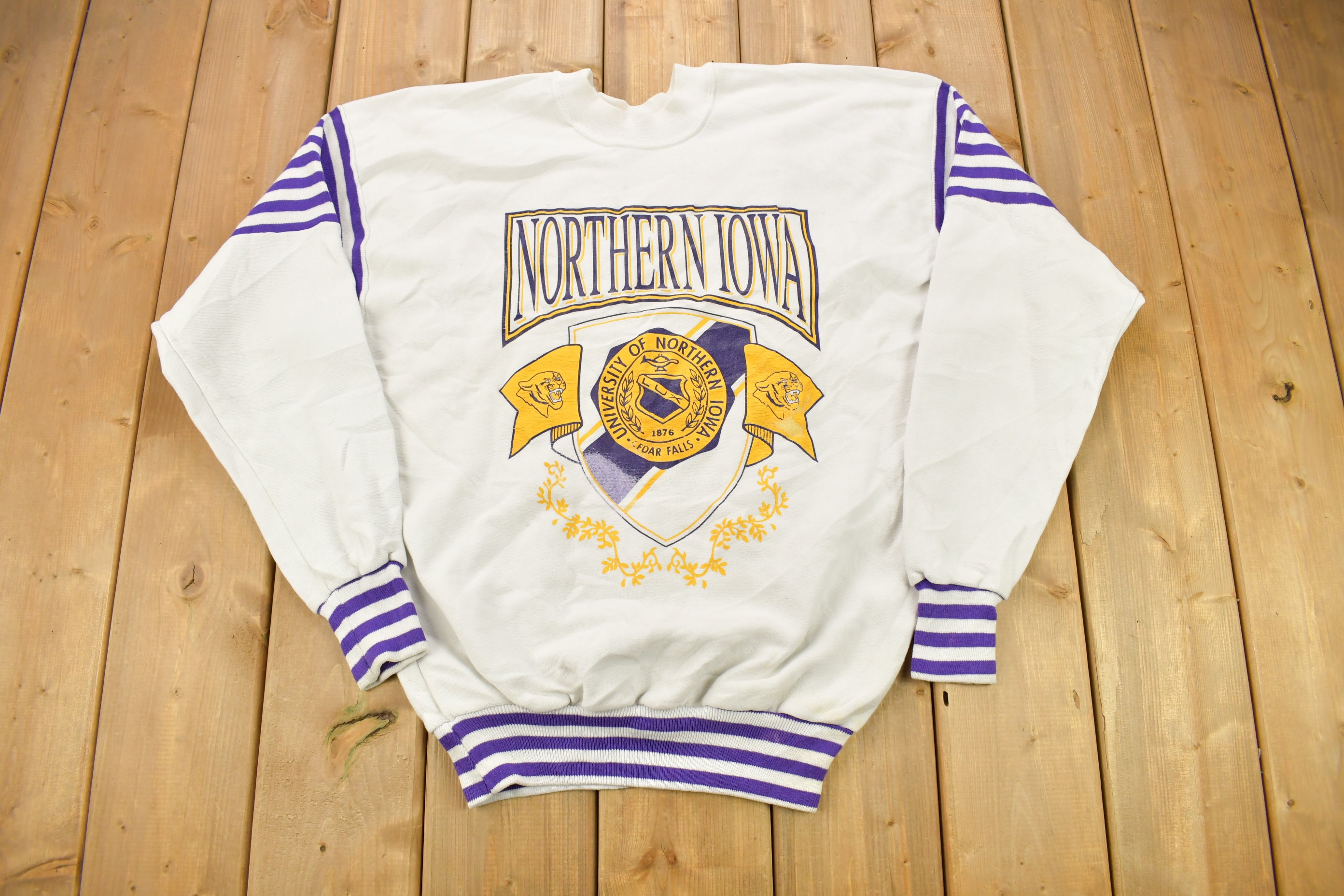 Vintage 1980s University of Northern Iowa Collegiate Crewneck