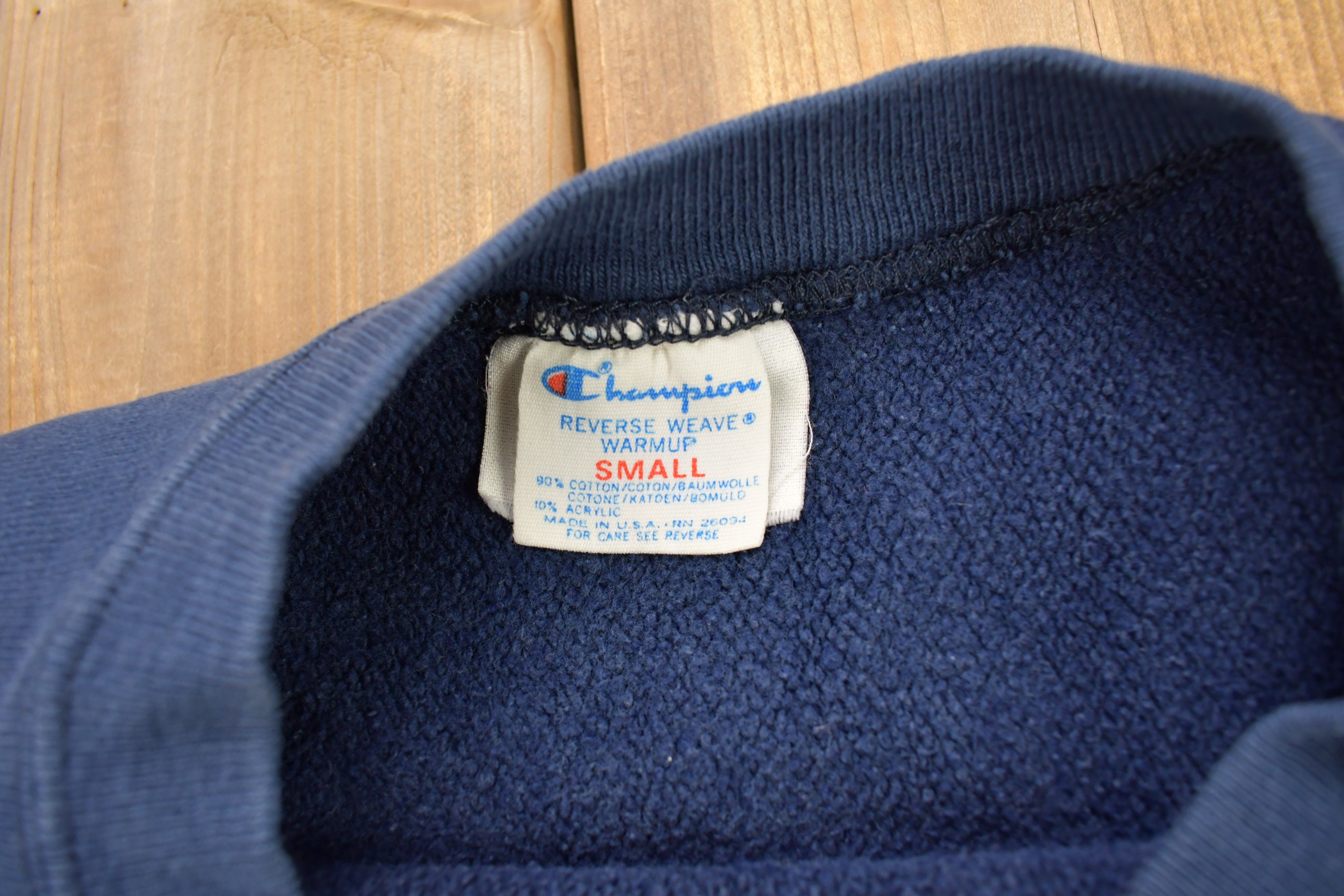 Vintage 1980s UCLA Champion Reverse Weave Warmup Crewneck / Made 