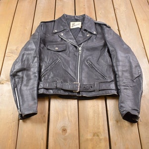 Vintage 1980s Berman&#39;s The Leather Experts Leather Jacket Size 14 / Fall Outerwear / Leather Blazer / Outerwear / Streetwear Fashion