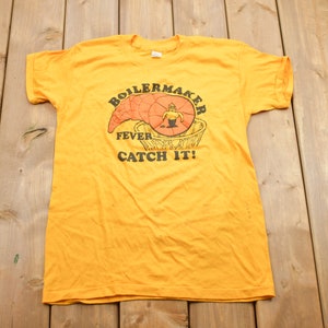 Vintage 1980s University of Purdue Collegiate T-Shirt / NCAA Tee / Americana / Sportswear / Athleisure / Boilermakers Basketball