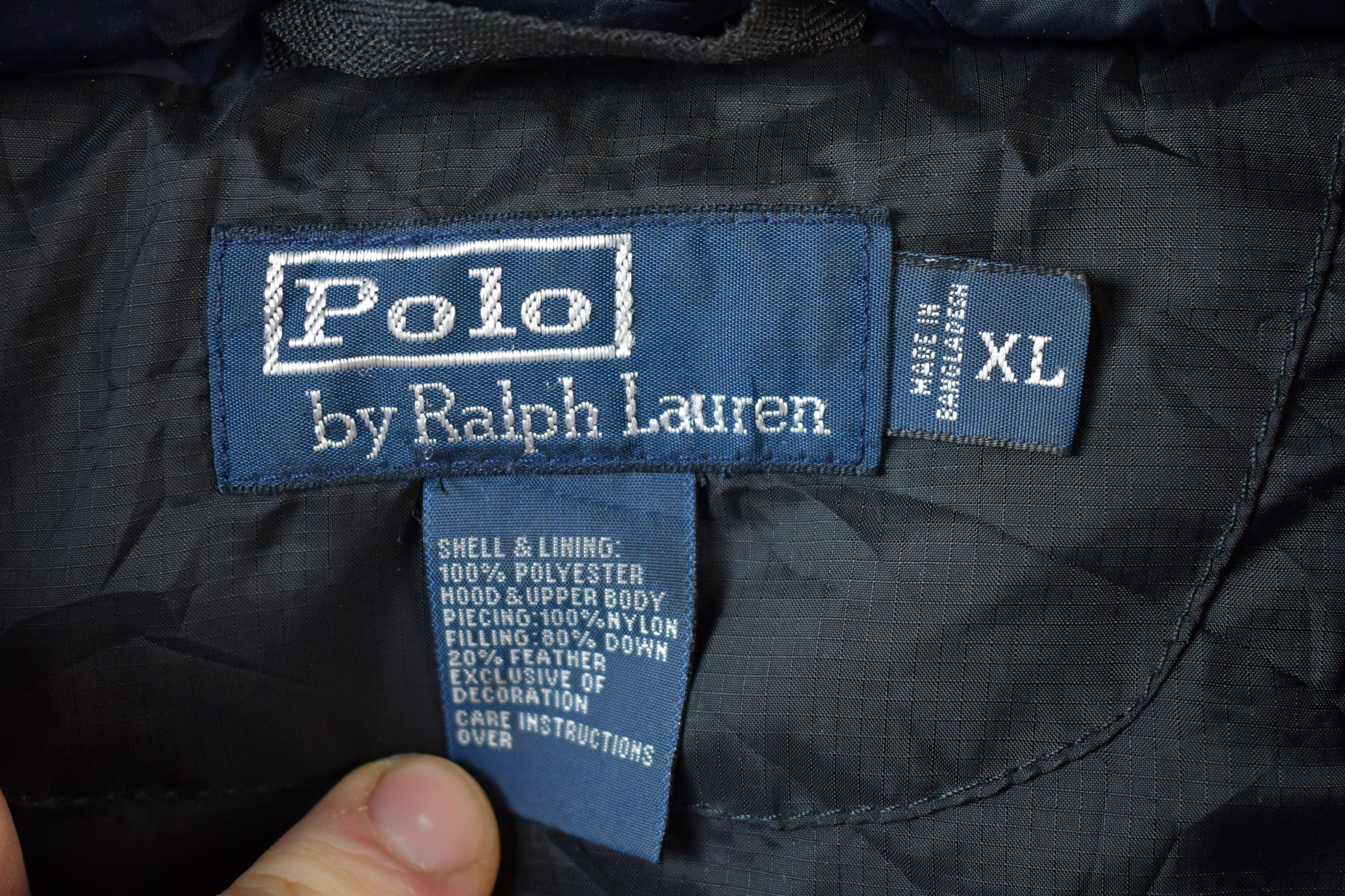 Vintage 1990s Polo by Ralph Lauren Down Puffer Jacket - Etsy Israel