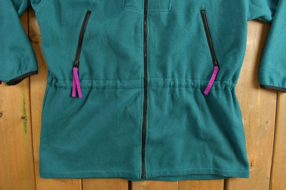 Vintage 1990s Color Block Columbia Fleece Sweater… - image 3