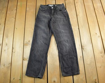 Vintage 90s Levis Silvertab Baggy Light Wash Denim Distressed Wide