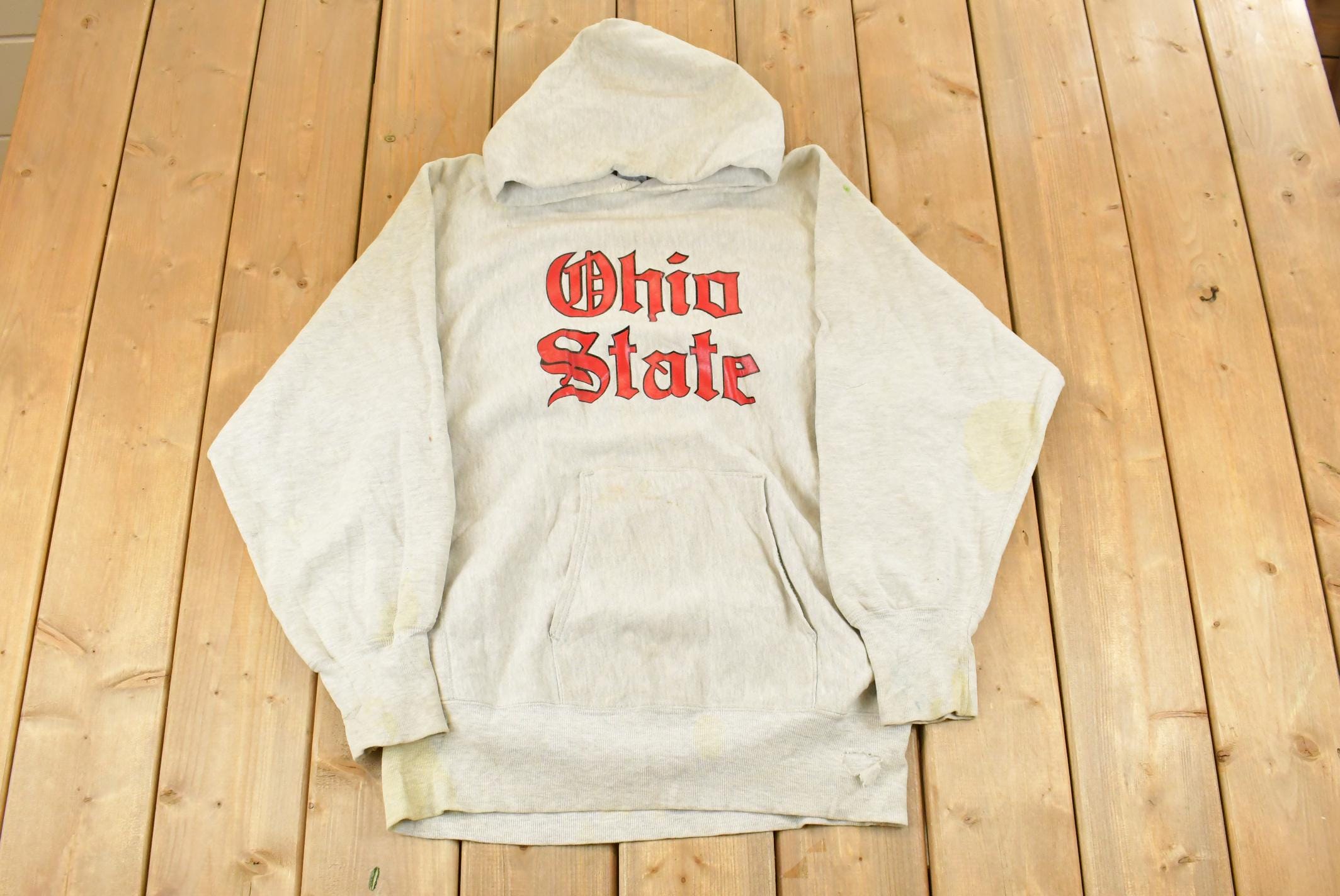 丸幸様Champion Ohio State reverse weave 80s Champion Reverse Weave Ohio State Buckeyes College Sweatshirt OSU