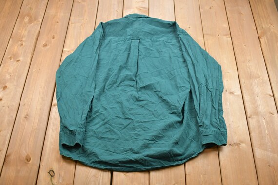 Vintage 1990s Basic Options Button Up Shirt / 199… - image 2
