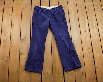 Vintage 1990s Plain Blue Jeans / Made in USA / American Vintage / Streetwear Fashion / Vintage Pants