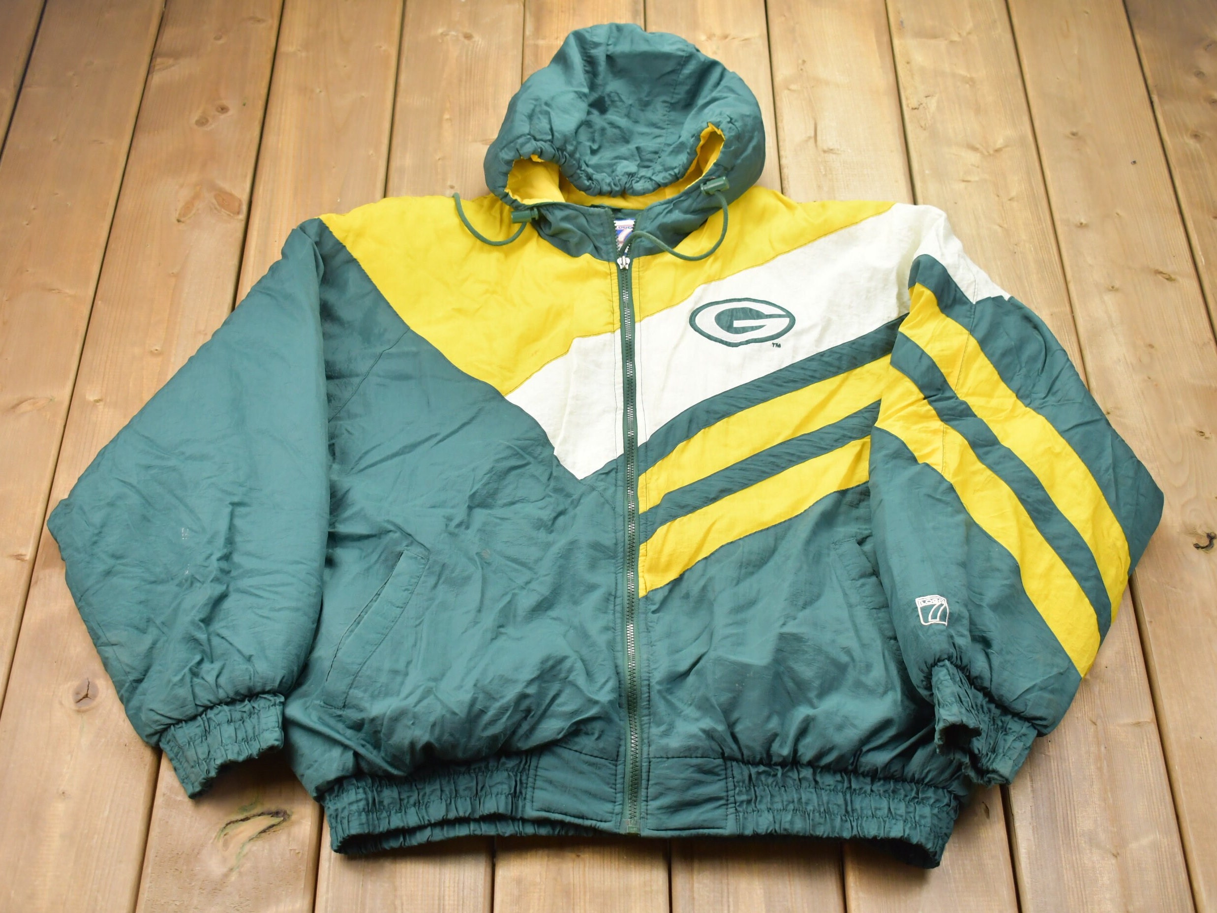 90s NFL LOGO7 PACKERS ナイロンジャケット VINTAGE ナイロンジャケット 「ヴィンテージ古着」90's LOGO7