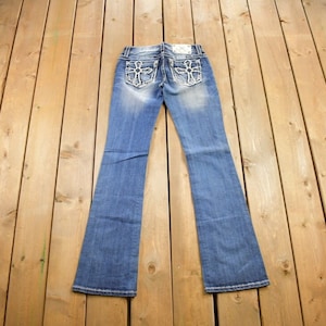 Vintage 2000's Zana-di Dark Wash Low Rise Flare Leg Denim Jeans