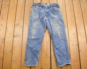 Vintage 1990s Levi's 550 Relaxed Fit Medium Wash Jeans Size 36 x 29.5 / Vintage Denim / Relaxed Fit / Vintage 550s / Vintage Levi's