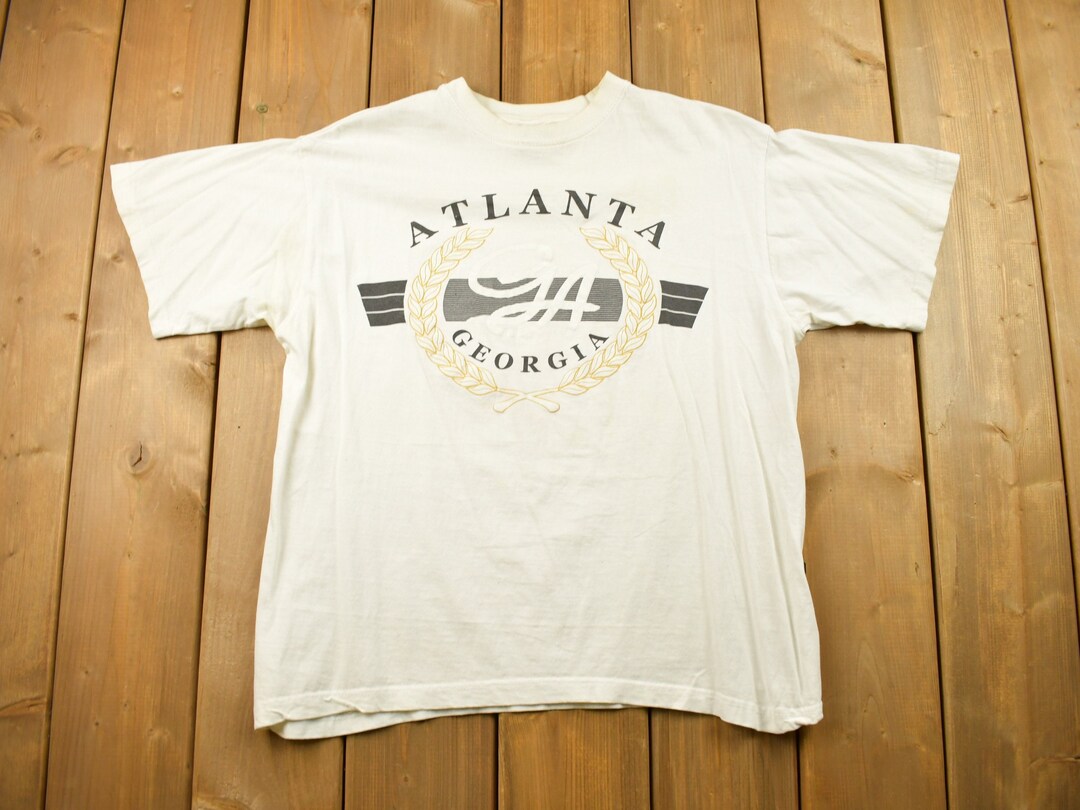 Atlanta Retro Vintage 1990s Atlanta Georgia Souvenir T Shirt / Graphic Tee / Vintage ...