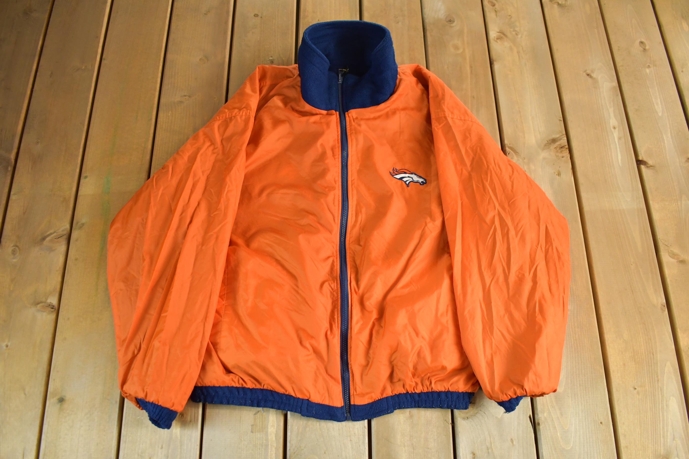 Vintage 1990s Denver Broncos NFL Reversible Jacket Men's Medium