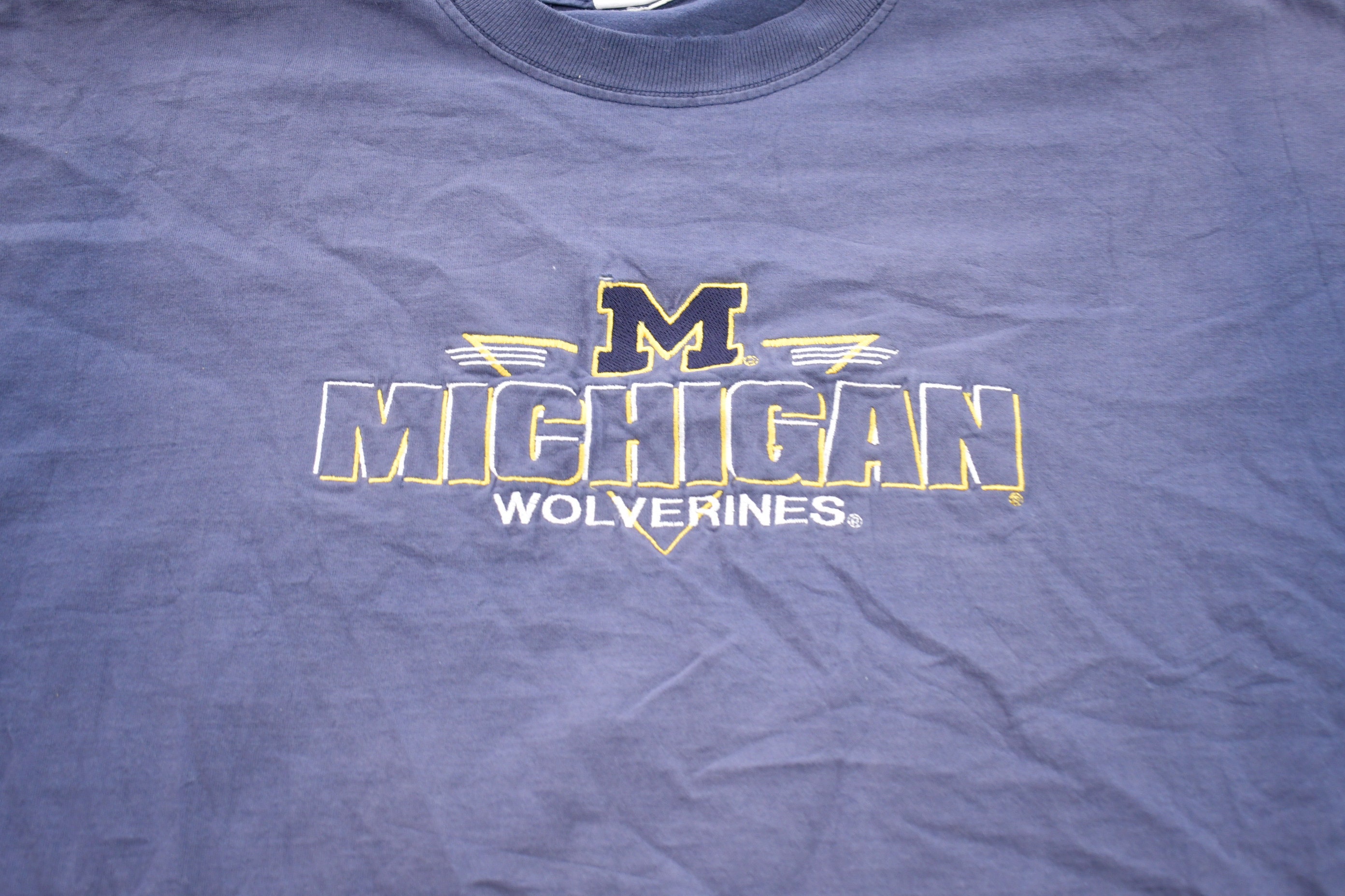 Vintage 1990s University of Michigan Wolverines Cropped T-Shirt  NCAA  90s Streetwear  Athleisure  Sportswear  Vintage Athleticwear