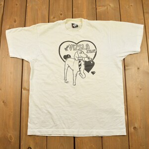 Vintage 1990&#39;s Cute Love Is The Answer Dog T-Shirt / Nature / Cute Animals / Made In USA / Single Stitch / Streetwear / Visla / Romance