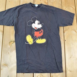 Vintage 1980s Mickey Mouse Disney Cartoon Promo T-Shirt / 80s Mickey Mouse Graphic Tee / Vintage Mickey Mouse / Made In USA / 90s Disney Tee