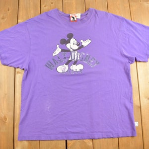 ヴィンテージ 1990年代 ミッキーインク パープル ウォルト ディズニー ワールド ディズニー Tシャツ / 90年代 グラフィック Tシャツ / ヴィンテージ ミッキーマウス / 90年代 ディズニー Tシャツ