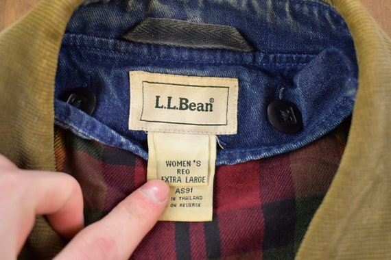 Vintage 1990s LL Bean Chore Jacket / Workwear / S… - image 4