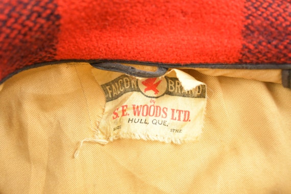 Vintage 1970s Falcon Brand 100% Wool Buffalo Plai… - image 8