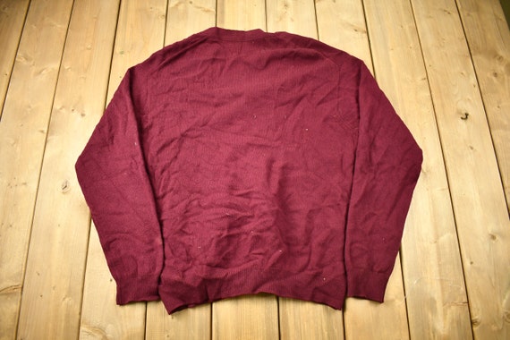 Vintage 1970s Pringle Cardigan Sweater / 100% Lam… - image 2