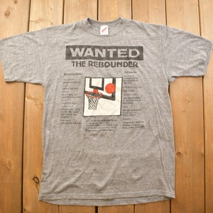 Vintage 1990s The Rebounder Graphic T Shirt / Vintage T Shirt / Graphic Tee / Made In USA
