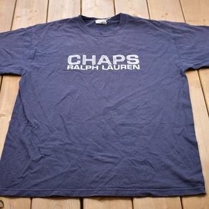 Vintage 1990s Chaps Ralph Lauren Graphic T-Shirt / Graphic / 90s Chaps / Streetwear / Retro Style / Ralph Lauren Tee / Made In USA