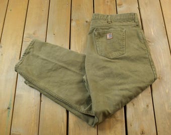 90s 00s カーハート　ダブルニー　モスグリーン　USA ヴィンテージ 90 年代 カーハート ダブルニー モスグリーン