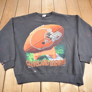 Vintage 1994 Cleveland Browns NFL Football Crewneck Sweatshirt / Made In USA / Sportswear / 90s Crewneck / NFL / Streetwear / Nutmeg