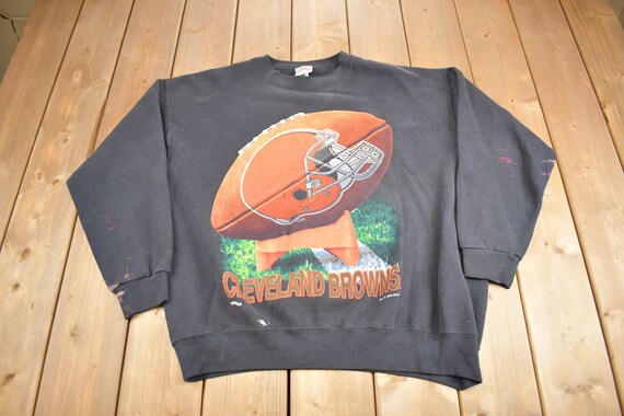Vintage 1994 Cleveland Browns NFL Football Crewne… - image 1