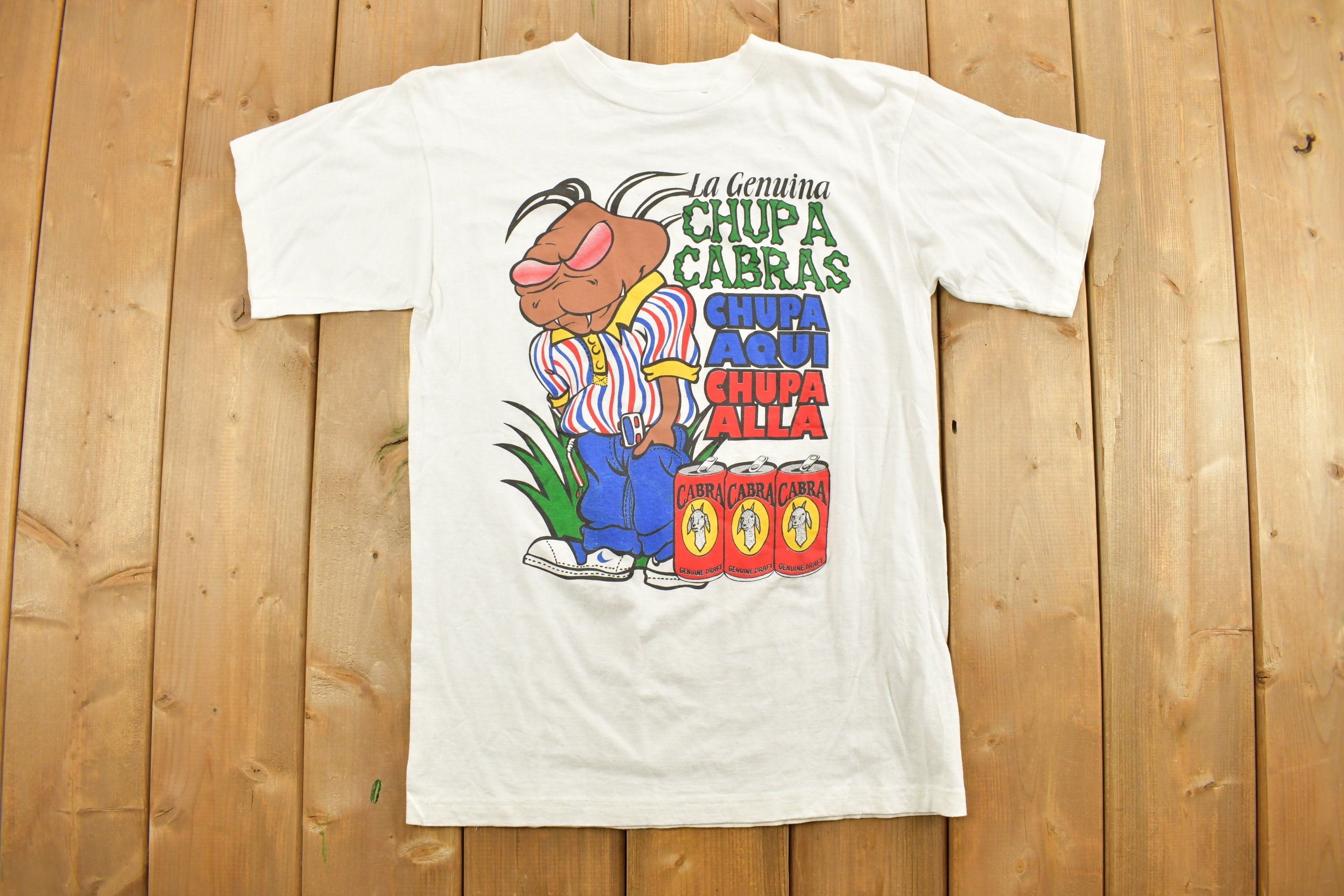 Vintage 1990s Chupa Cabras Graphic T-shirt / Streetwear