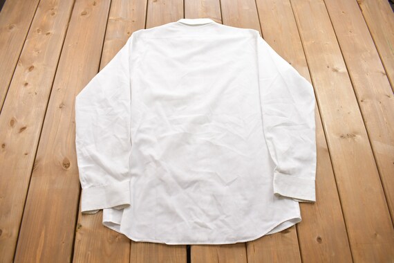 Vintage 1990s Pierre Cardin Button Up Dress Shirt… - image 2