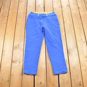 Vintage 1970s Blue Wool Trousers Size 32x25 / 1970s Wool Pants / Streetwear / True Vintage / Vintage Workwear / Made in Canada