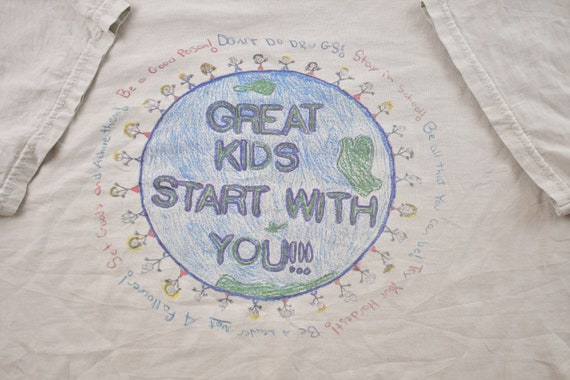 Vintage 1990s Great Kids Start With You T-Shirt /… - image 3