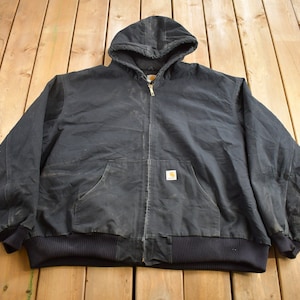 Vintage 1990s Black Carhartt Active Jac Jacket / Workwear