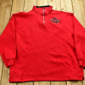 Vintage 1990s Salem Embroidered Quarter Zip Sweatshirt / 90s Crewneck / Souvenir / Athleisure / Streetwear / Travel And Tourism