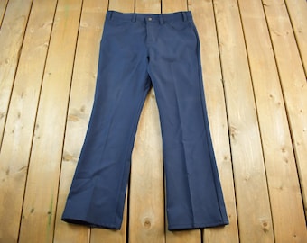 70s DEADSTOCK Wool MAN Flared Trousers (size Available M and L) - Etsy
