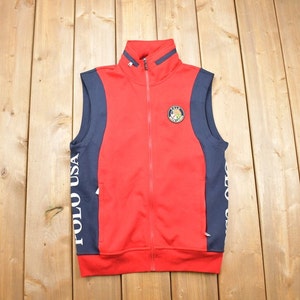 Vintage 1990s Ralph Lauren Polo Downhill Skiing Vest / Outdoorsman / 90s Polo Vest / Streetwear / Hiking / Zip up / Polo USA