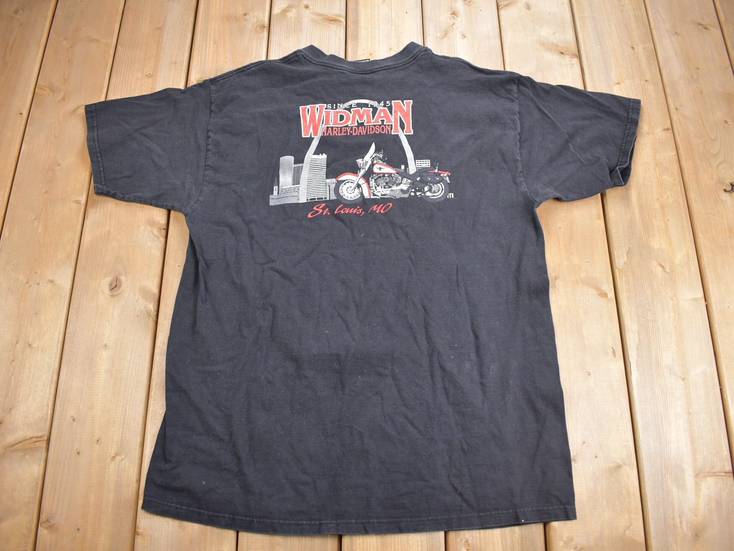 Vintage 2000 Widman Harley Davidson St Louis MO T-shirt