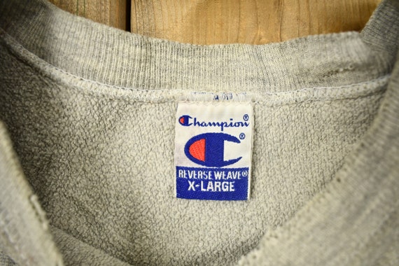 Vintage 1990s Champion Reverse Weave Crewneck Swe… - image 9