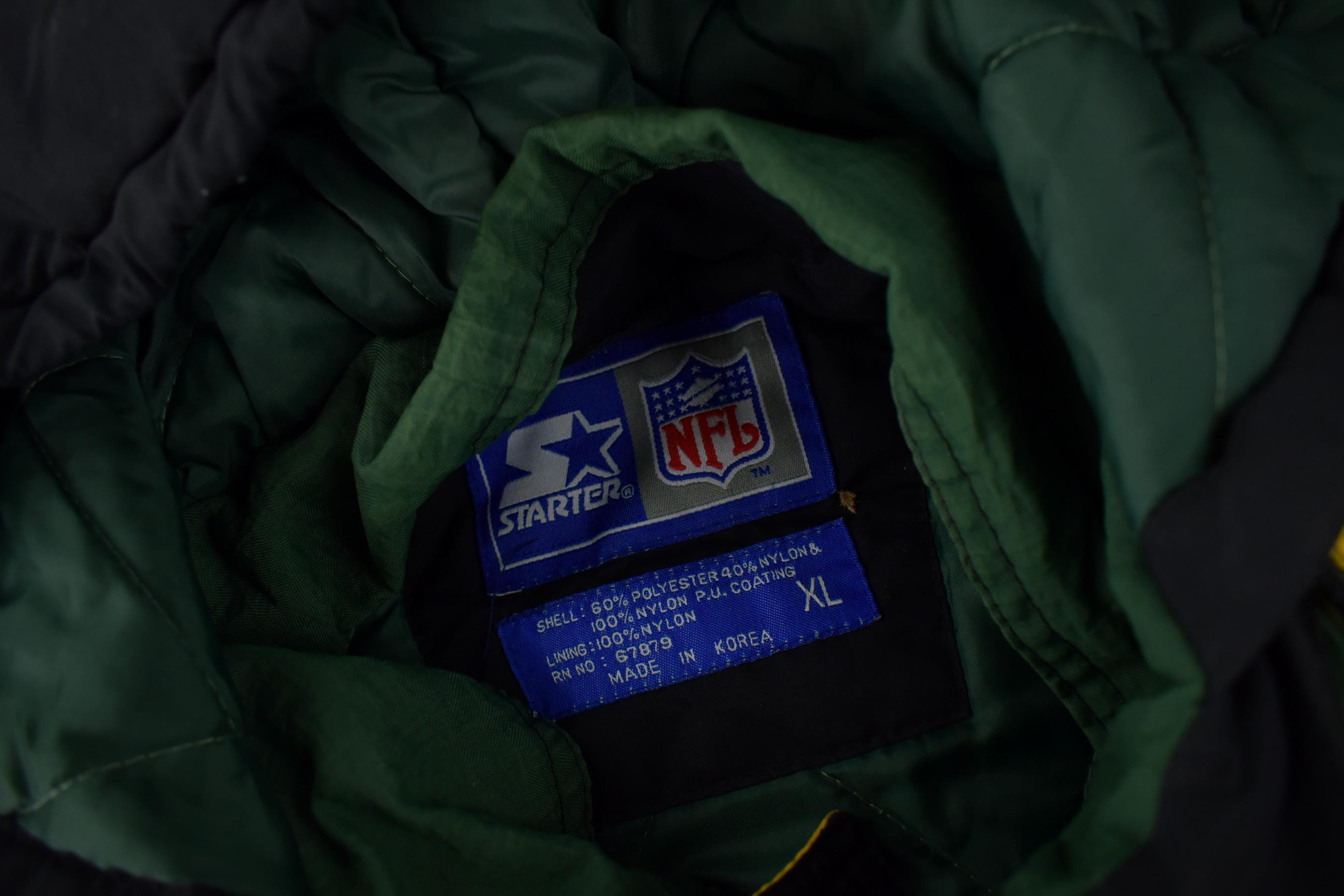 Vintage 1990s Green Bay Packers NFL Starter Pro Line Quarter Zip