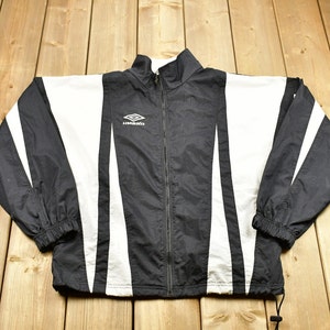 Vintage 1990s  Umbro Sportswear Color Block Windbreaker / Soccer / Outerwear Jacket / Streetwear / Light jacket