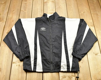 90s Umbro Vintage Men's Windbreaker Jacket - XL - Etsy