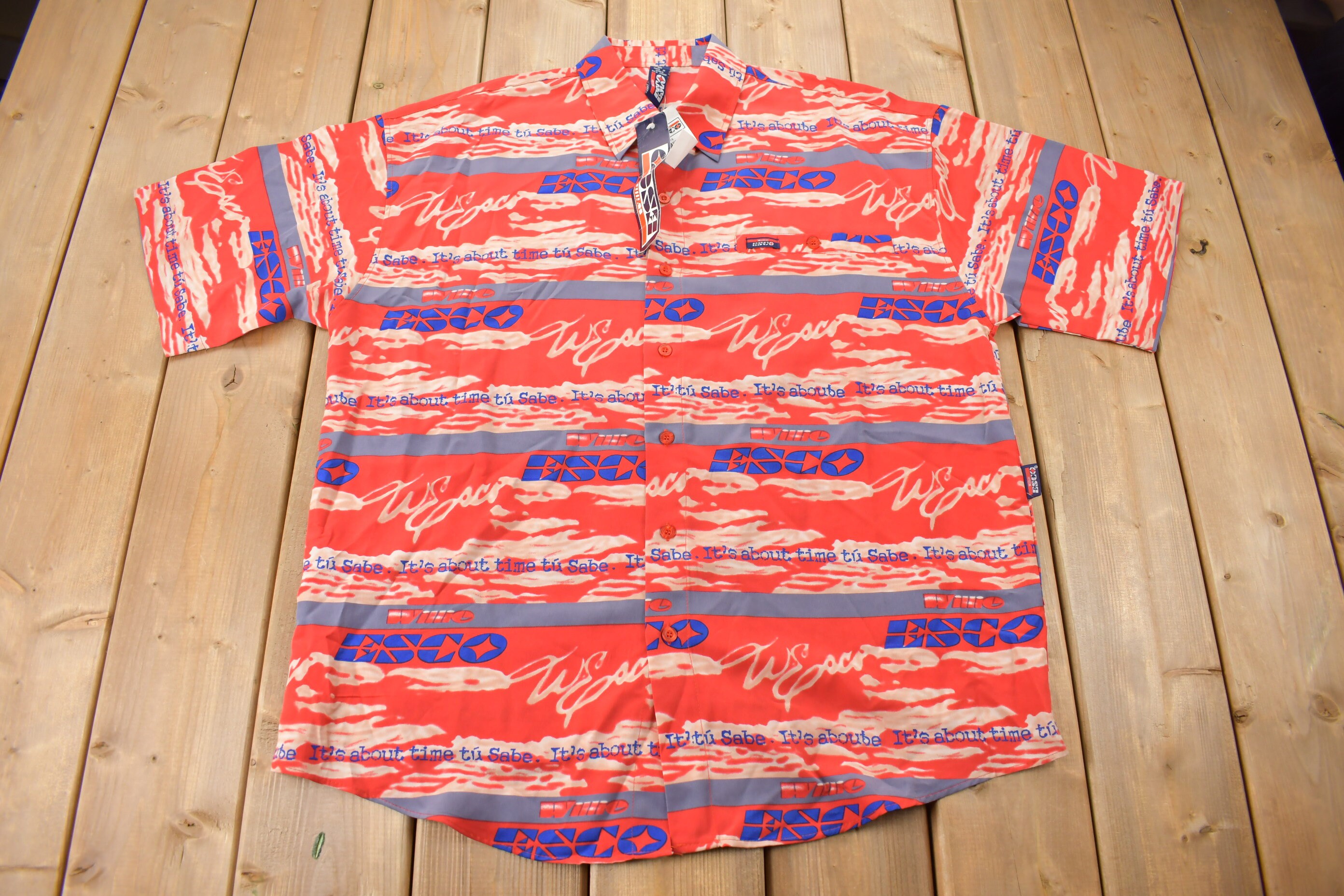 ウィリー・エスコ ポロシャツ XXL nas Willie Esco Vintage - Etsy