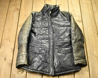 Vintage 1990s Danier Leather Jacket / Fall Outerwear / Leather Coat / Winter Outerwear / Streetwear Fashion / 90s Danier / Danier Coat