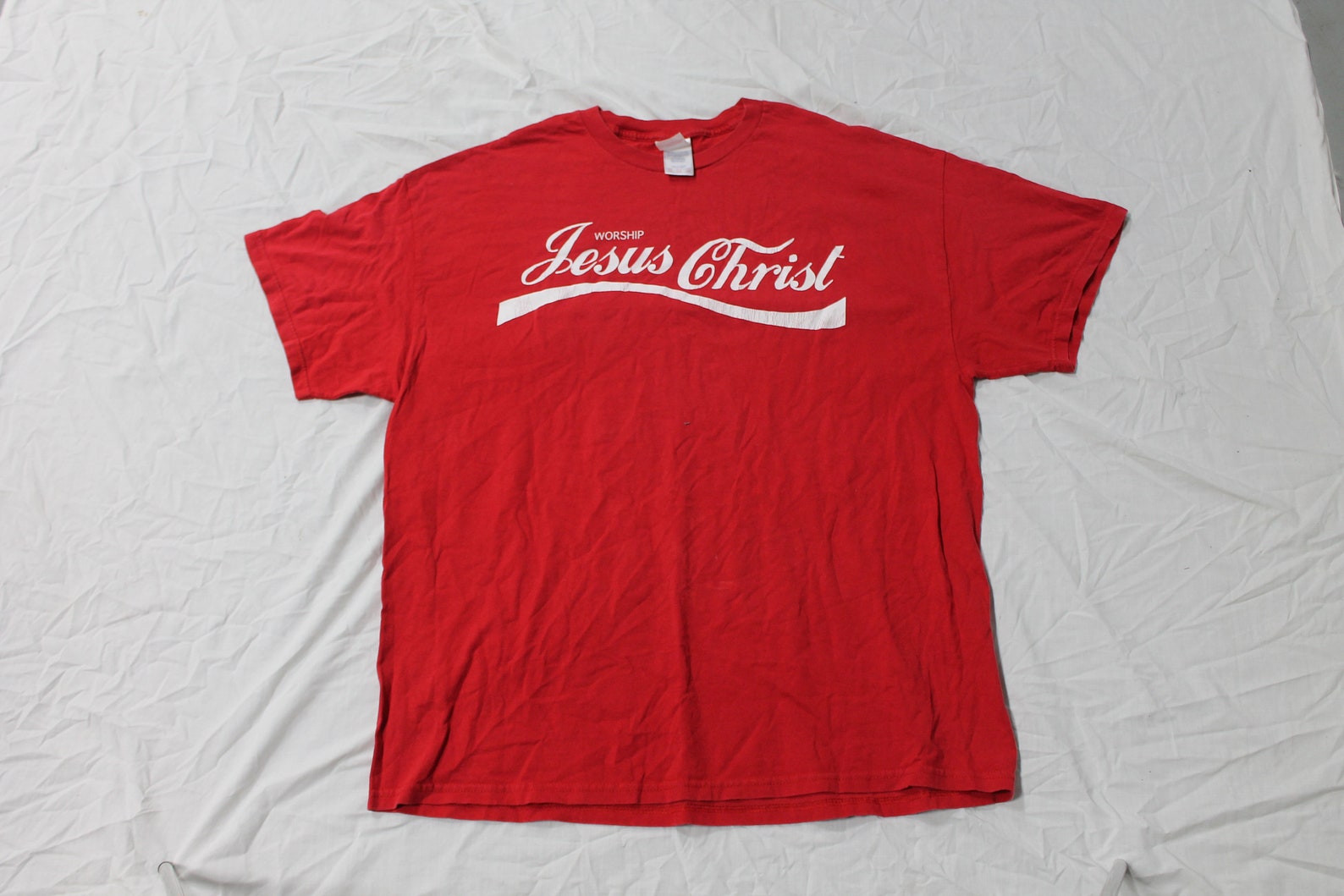 Vintage 1990s Worship Jesus Christ Graphic T Shirt / Coca Cola | Etsy