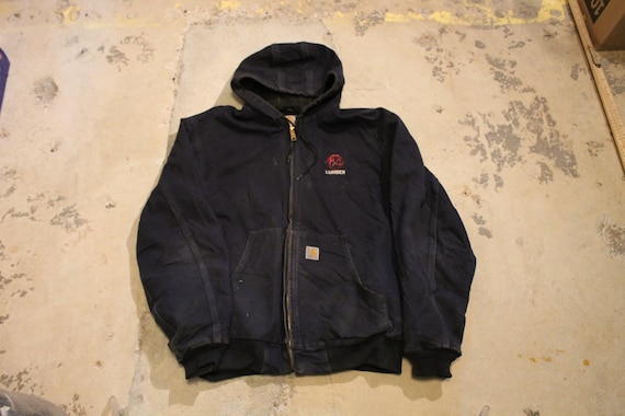 Vintage Carhartt / Full Zip Embroidered Workwear J