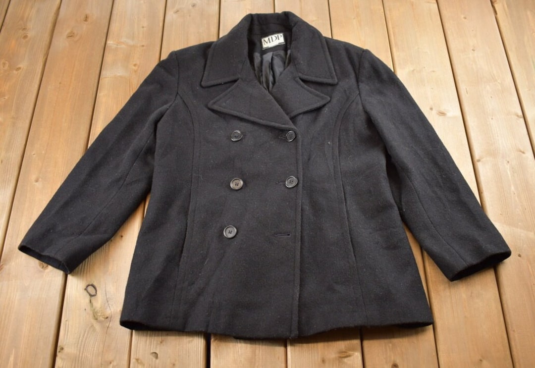 Vintage 1970s Mario De Pinto Wool Coat / Made in USA / Winter Etsy
