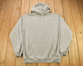 Vintage 1990s Carhartt Heather Grey Hoodie / Vintage Workwear / Vintage Brown Sweater / Carhartt Sweater / Heavy Weight Hoodie