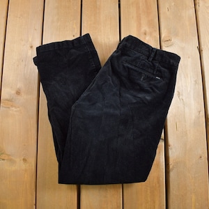 Vintage 1990&#39;s Polo Ralph Lauren Corduroy Trousers 33 x 28 / Vintage Polo Pants / American Vintage / Streetwear Fashion / Vintage Pants