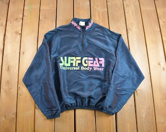 【SCENERITY】Mare Wind breaker Vintage Surf Style Interplanetary Body Gear Windbreaker Half